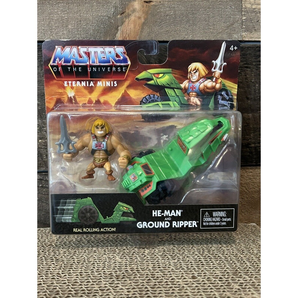 Masters of the Universe MOTU He-Man Ground Ripper Eternia Minis Figure MOC 2021
